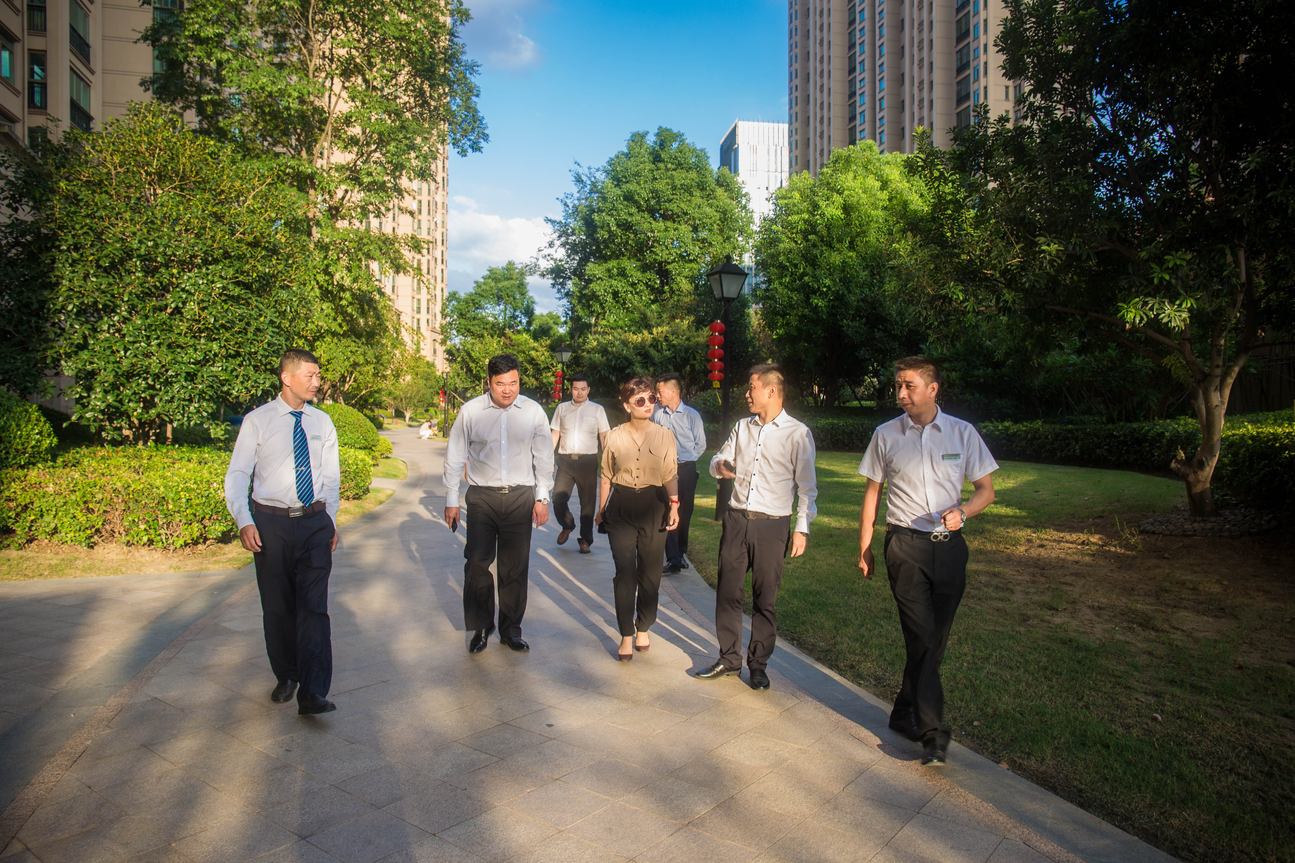 融合创新 赋能启航|欧博游戏物业一行调研走访金枫物业，共话未来发展之道